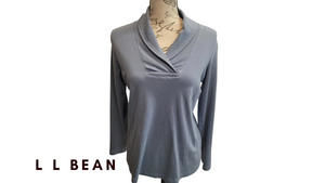 L L Bean Women's Top Size S regular color blue/gray